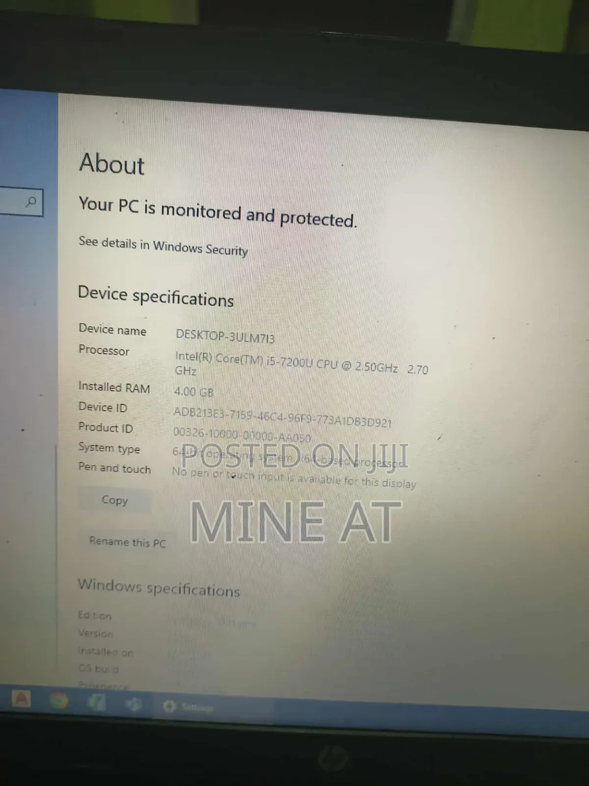 Laptop HP 4GB Intel Core i5 HDD 500GB