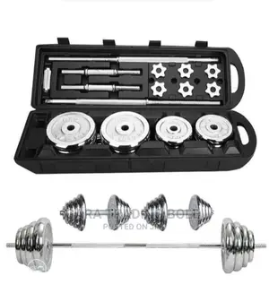 Dumbbell and Barbellበቤቶ ስፖርት ይስሩ ጤናዎን ይጠብቁ