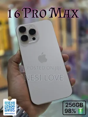 New Apple iPhone 16 Pro Max 256 GB White
