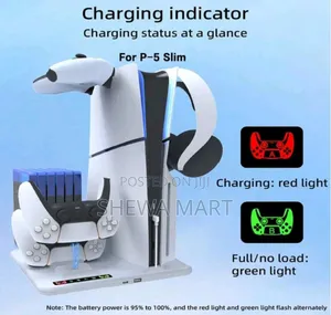 Iplay Multifunctional Charging Cooling Stand for P-5 Slim Playstation5