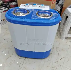 Saachi Twin-Tub Mini Washing Machine.