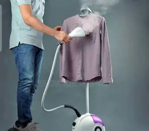 Geepas Upright Vertical Garment Steamer Being Remove Wrinkles