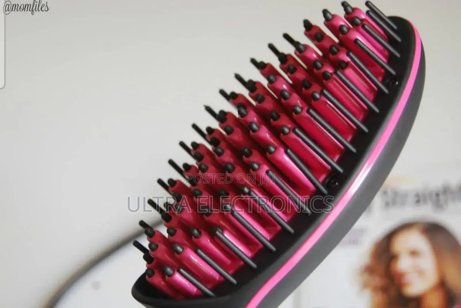 ፀጉር ማበጠሪያ እና መቶከሻ Simply Straight Ceramic Hair Straightening Brush,