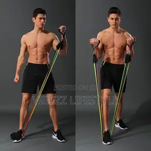 Adjustable Resistance Bands Set - Portable Home Gym Equipment