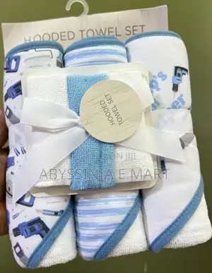 3 Piece Hooded Towel, 3 Piece Washcloths
