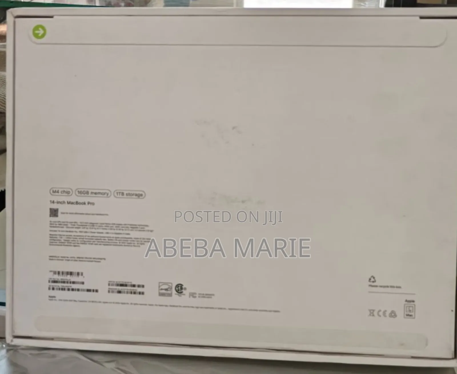 New Apple MacBook Pro 2024 M4 Pro 14-inch 16GB Apple M4 Pro SSD 1T