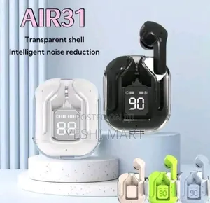 T2 Wireless Bluetooth Headset Bluetooth Earbuds Transparent Power Dig