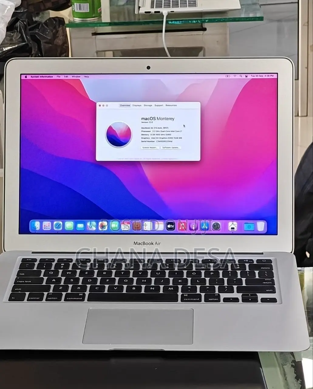 New Laptop Apple MacBook Air 2017 8GB Intel Core i7 SSD 512GB