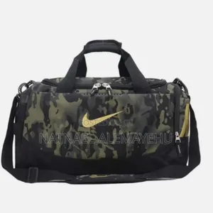 Nike Brasilia Camo Duffel Bag Designed for Gym and Travel Use.