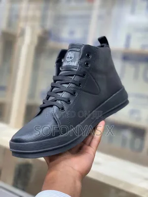 Timberland High-Top Leather Sneakers