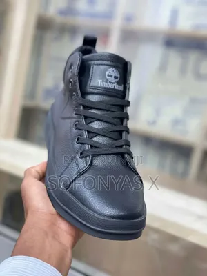 Timberland High-Top Leather Sneakers