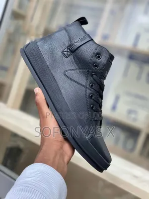 Timberland High-Top Leather Sneakers