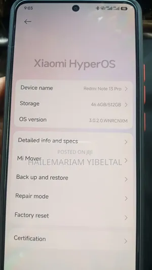 New Xiaomi Redmi Note 13 Pro 512 GB Bronze