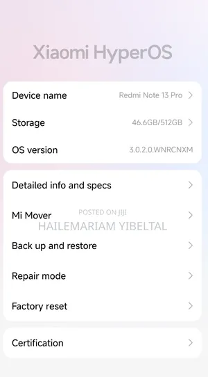 New Xiaomi Redmi Note 13 Pro 512 GB Bronze