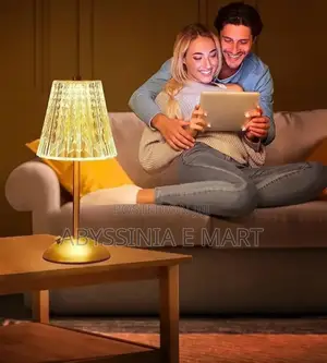 3 Light Intensities Rechargeable Crystal Table Lamp