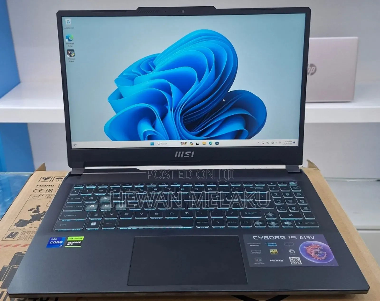 New Laptop MSI Cyborg 15 16GB Intel Core i7 SSD 1T