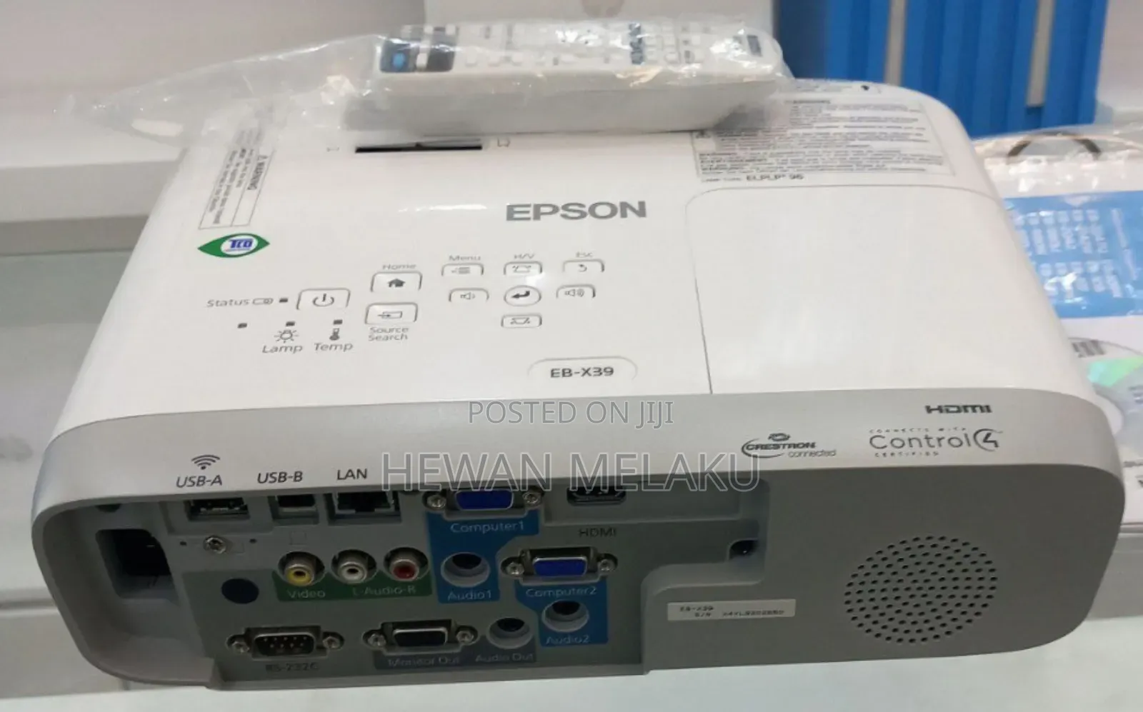 Brand New Epson Projector With Manual Eb -X39