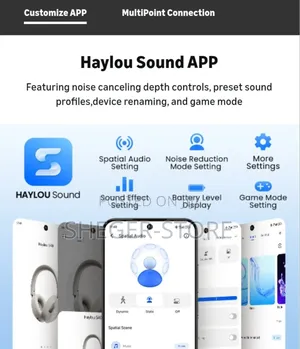 Brand New Haylou S 40 Wireless Headphone Witb Detachable Microphone