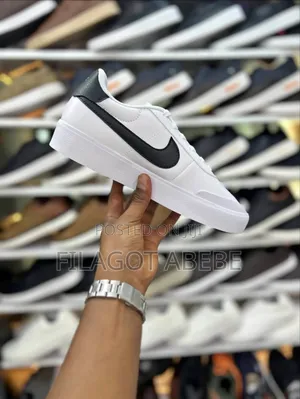 Nike Sb Dunk Low White Color With Black Stripes