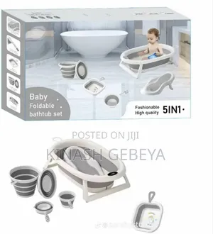 5in1 Kids Foldable Bath Tub Set