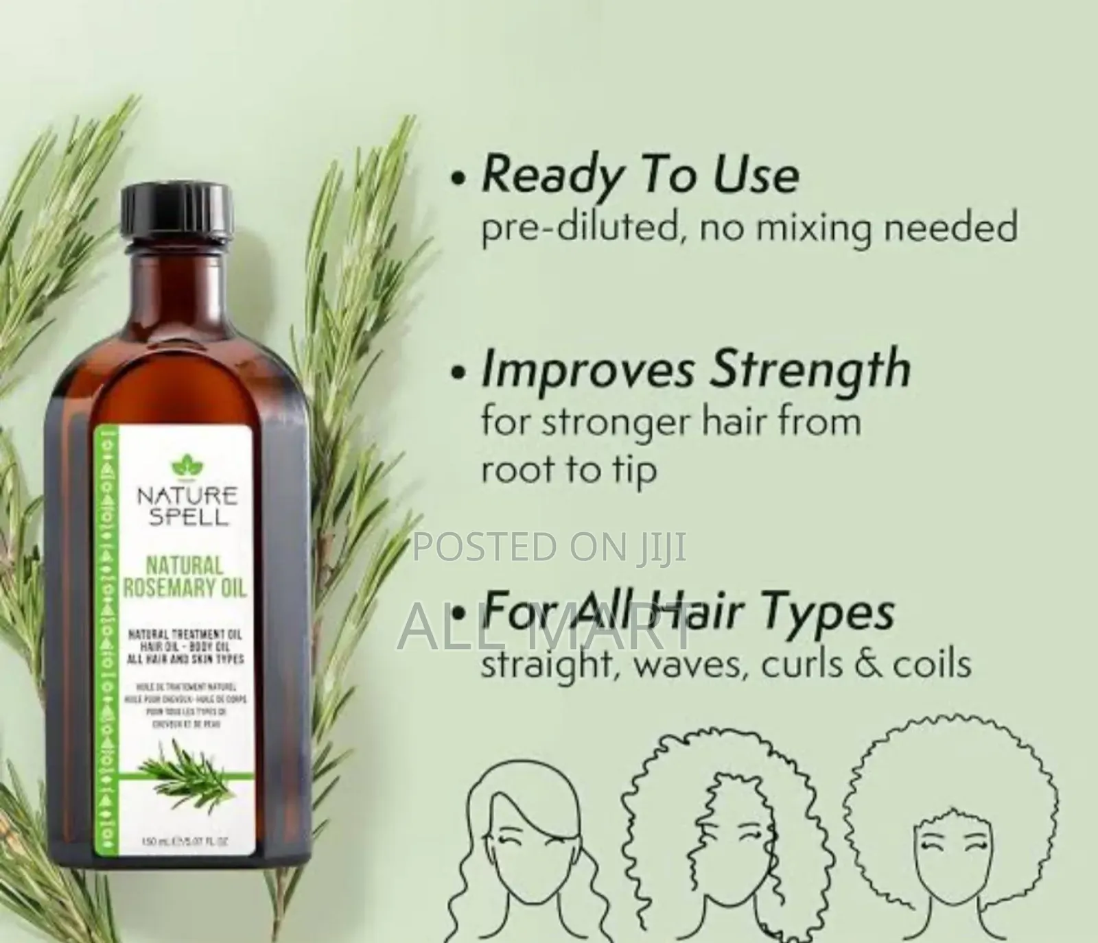 Nature Spell Rosemary Oil Hair Treatment