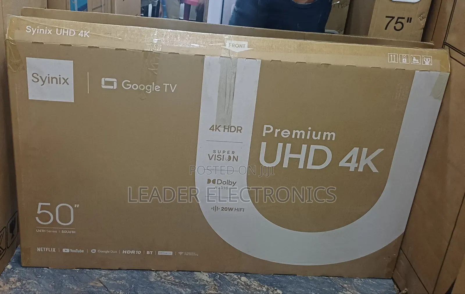 Syinix 50′′ Smart Google Tv – Ultra Hd | New Model