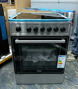 Kumtel Ceramic Oven 60x60 Stainless Powerful Cocking Freestanding Oven