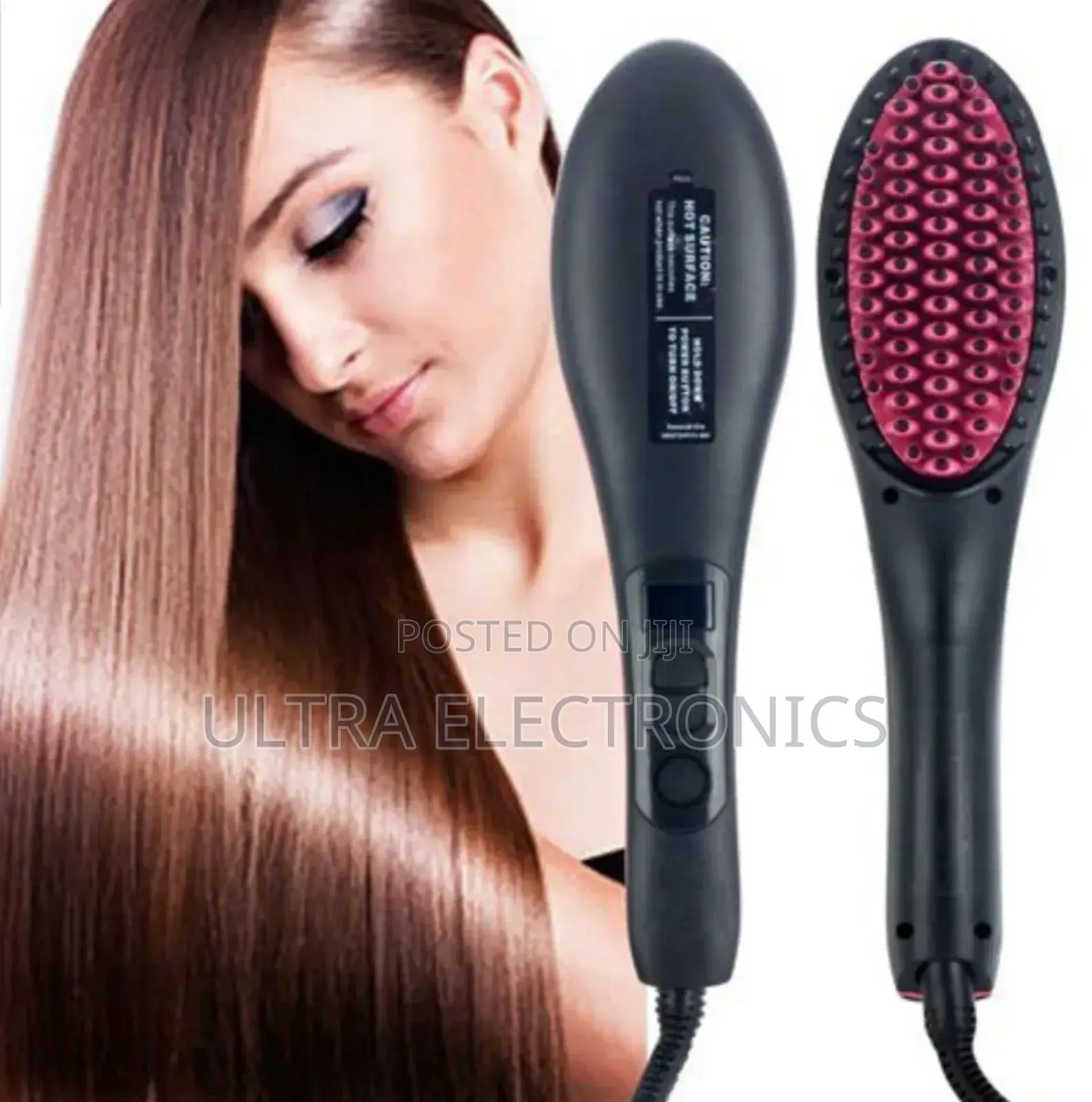 የፀጉር ማበጠሪያ Simply Straight Ceramic Hair Straightening Brush.
