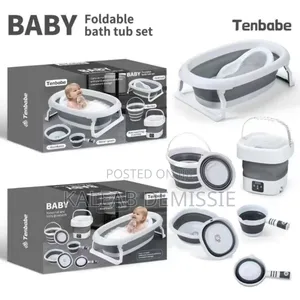 4in 1 Children Folding Tub ተጣጣፊ የልጆች ማጠቢያ