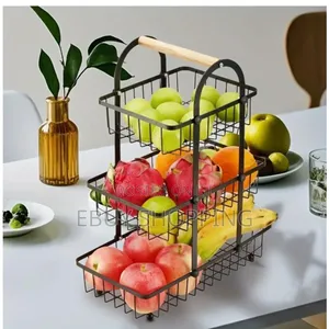 3 Layer Stainless Still Fruit Basket