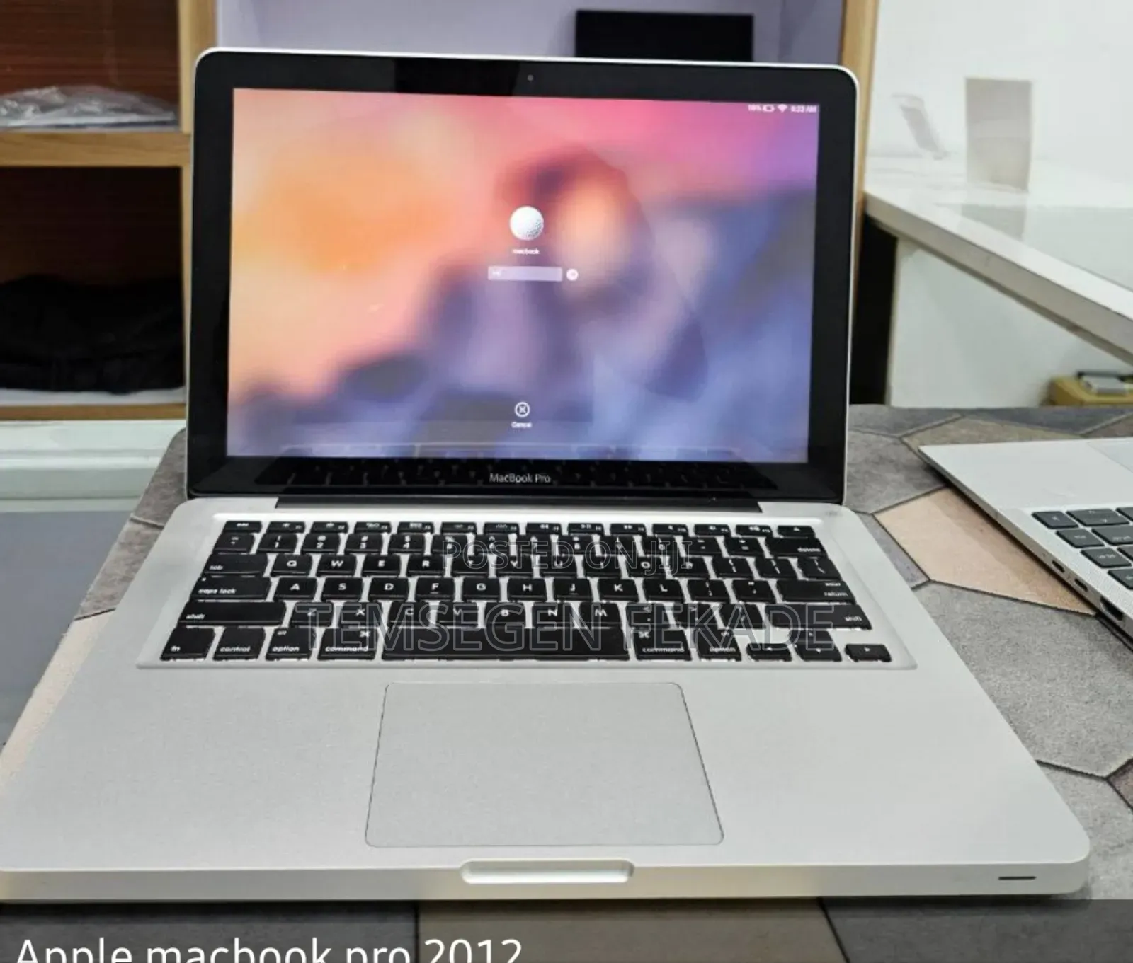 Laptop Apple MacBook Pro 2012 4GB Intel Core i5 SSD 500GB