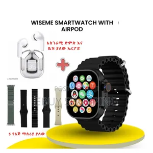 Wiseme 2026 2-in-1 Smartwatch Wireless Earbud Combo