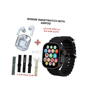Wiseme 2026 2-in-1 Smartwatch Wireless Earbud Combo
