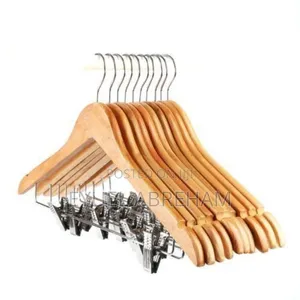 Premium Wood Hanger With CLJPS