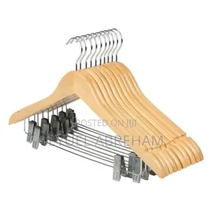 Premium Wood Hanger With CLJPS