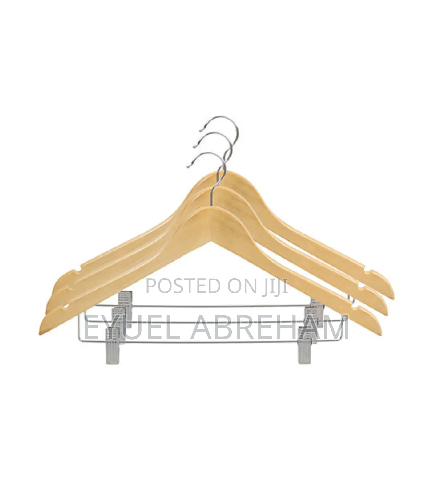Premium Wood Hanger With CLJPS