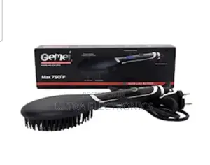 Gemei Professional Hair Straightener Brush (Model Gm-2972).