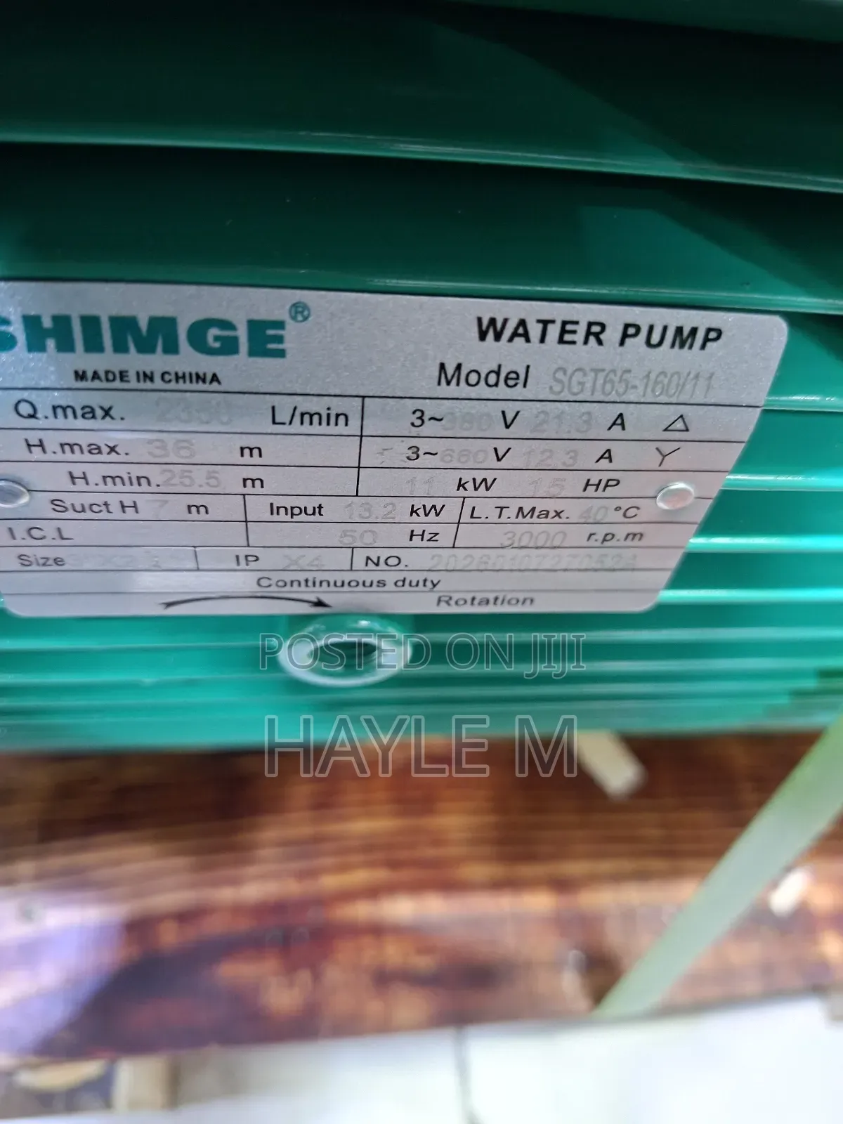 Shimge Surface Water Pump 10hp