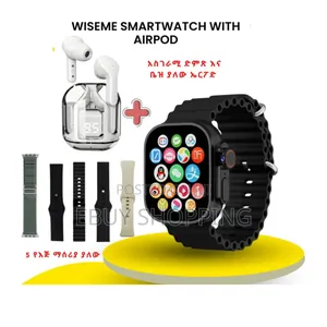 Wiseme All-in-One Smartwatch With Bluetooth Calling and Airpods