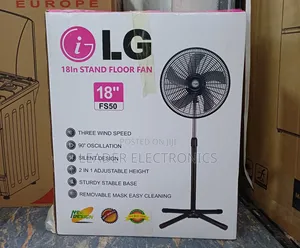 Lg 18′′ Stand Floor Fan – Powerful Cooling | Adjustable Height