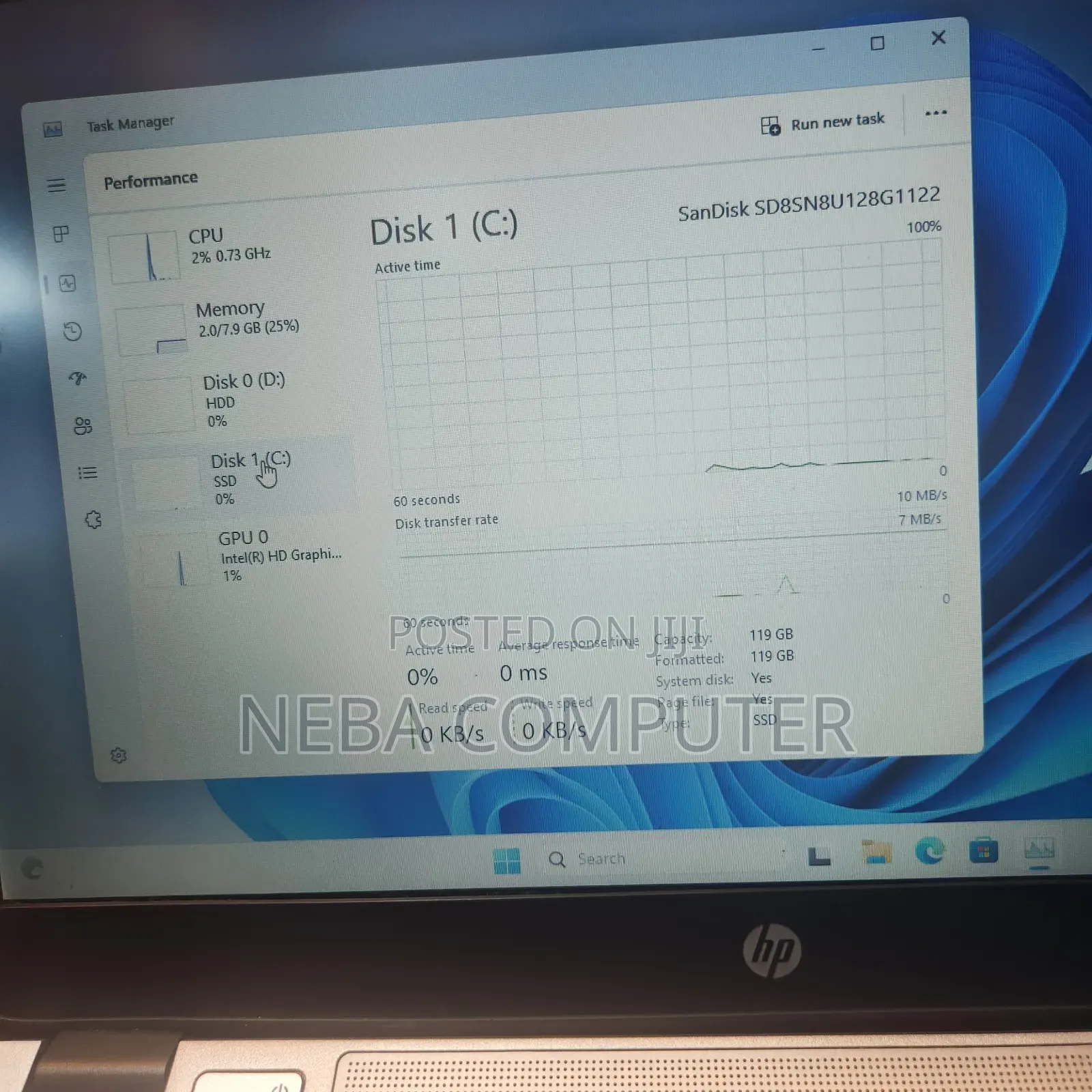 Laptop HP EliteBook 820 G3 8GB Intel Core i5 HDD+SSD 640GB