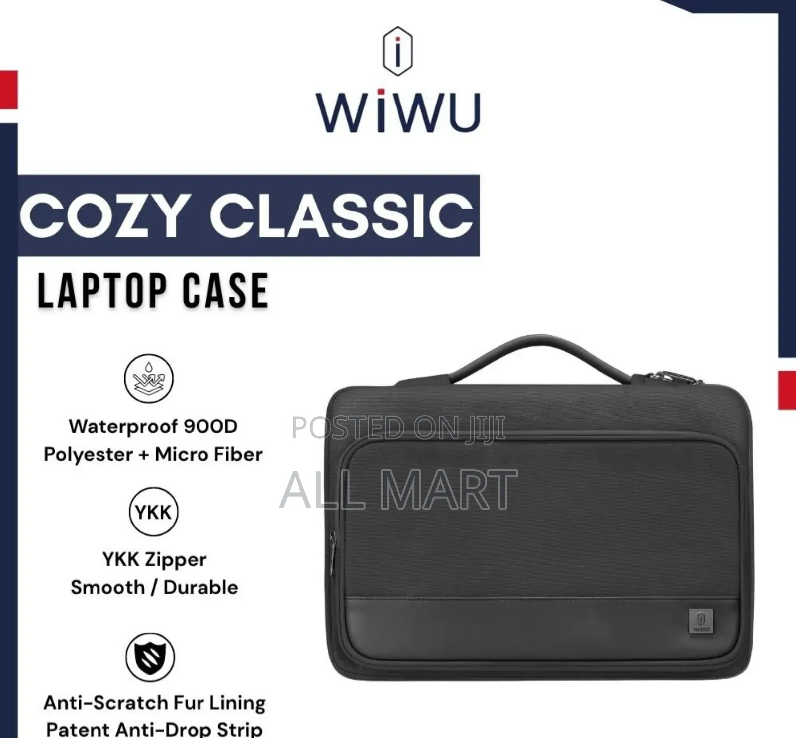 Wiwu Cozy Classic Laptop Sleeve Bag