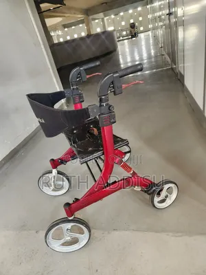 Foldable Walker Four Wheels Very Strong Medical Walker ወከር የአውሮፓ Best