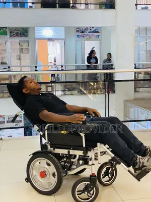 Electric Steel Tube High Backrest Wheelchair