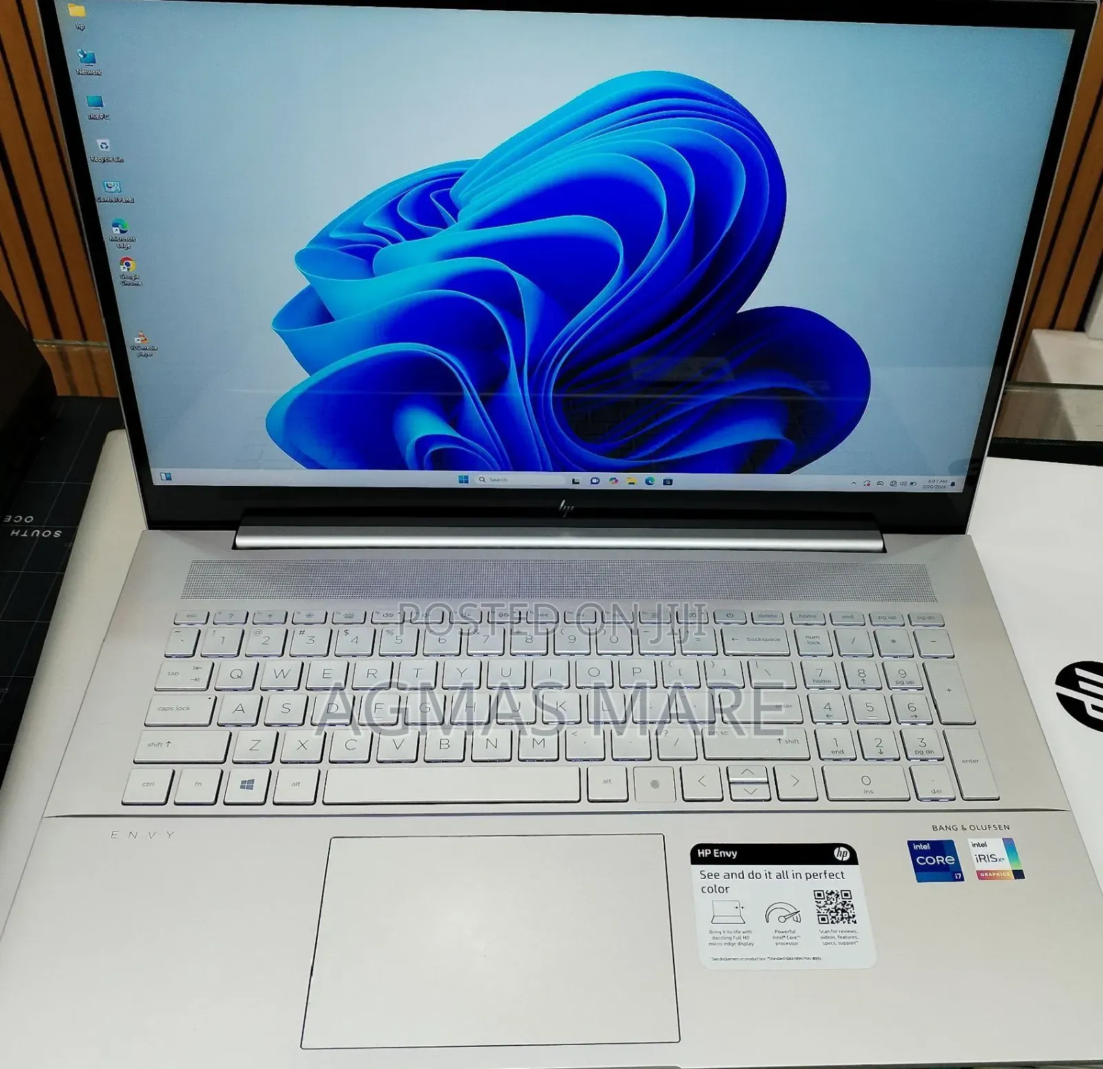 New Laptop HP Envy 17 16GB Intel Core i7 SSD 512GB