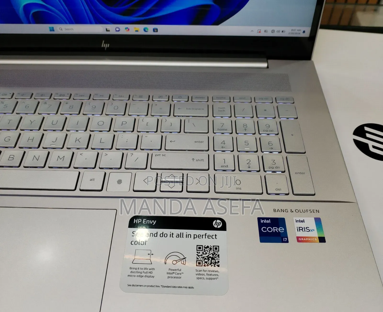 New Laptop HP Envy 17 16GB Intel Core i7 SSD 512GB