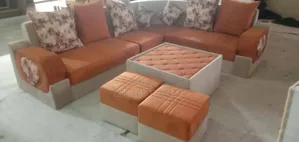L Shaped Sofa With Teble