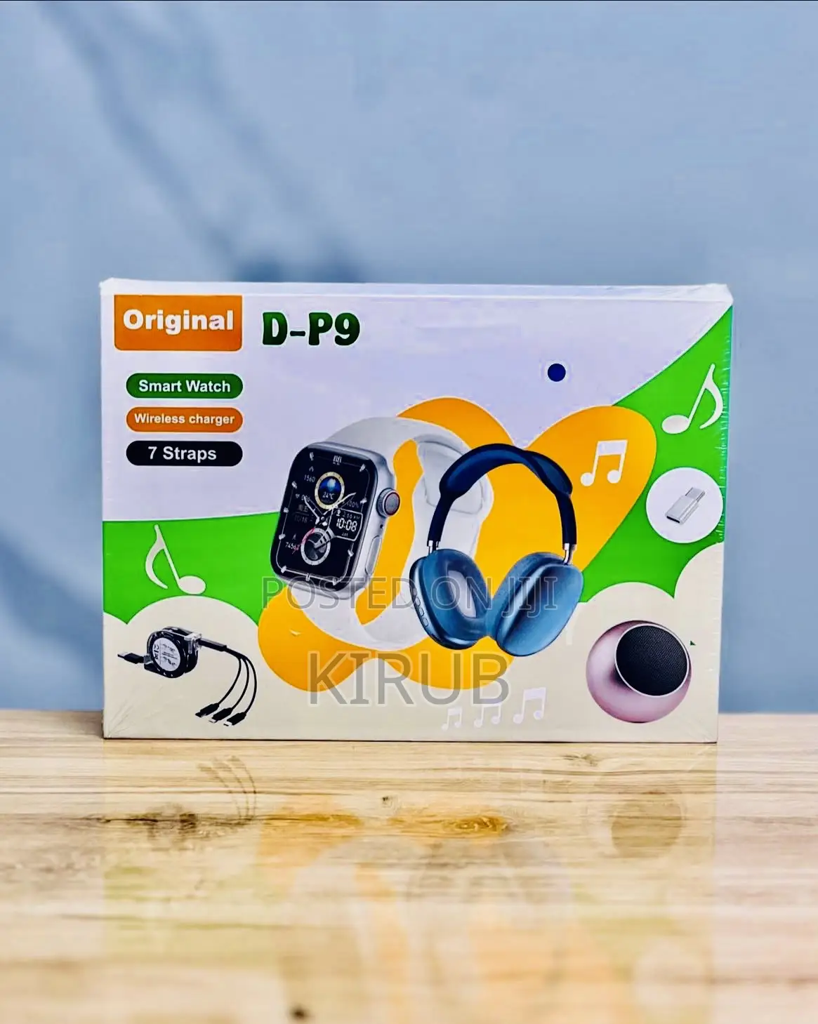 D-P9 Smart Watch 3 in 1 Super Combo
