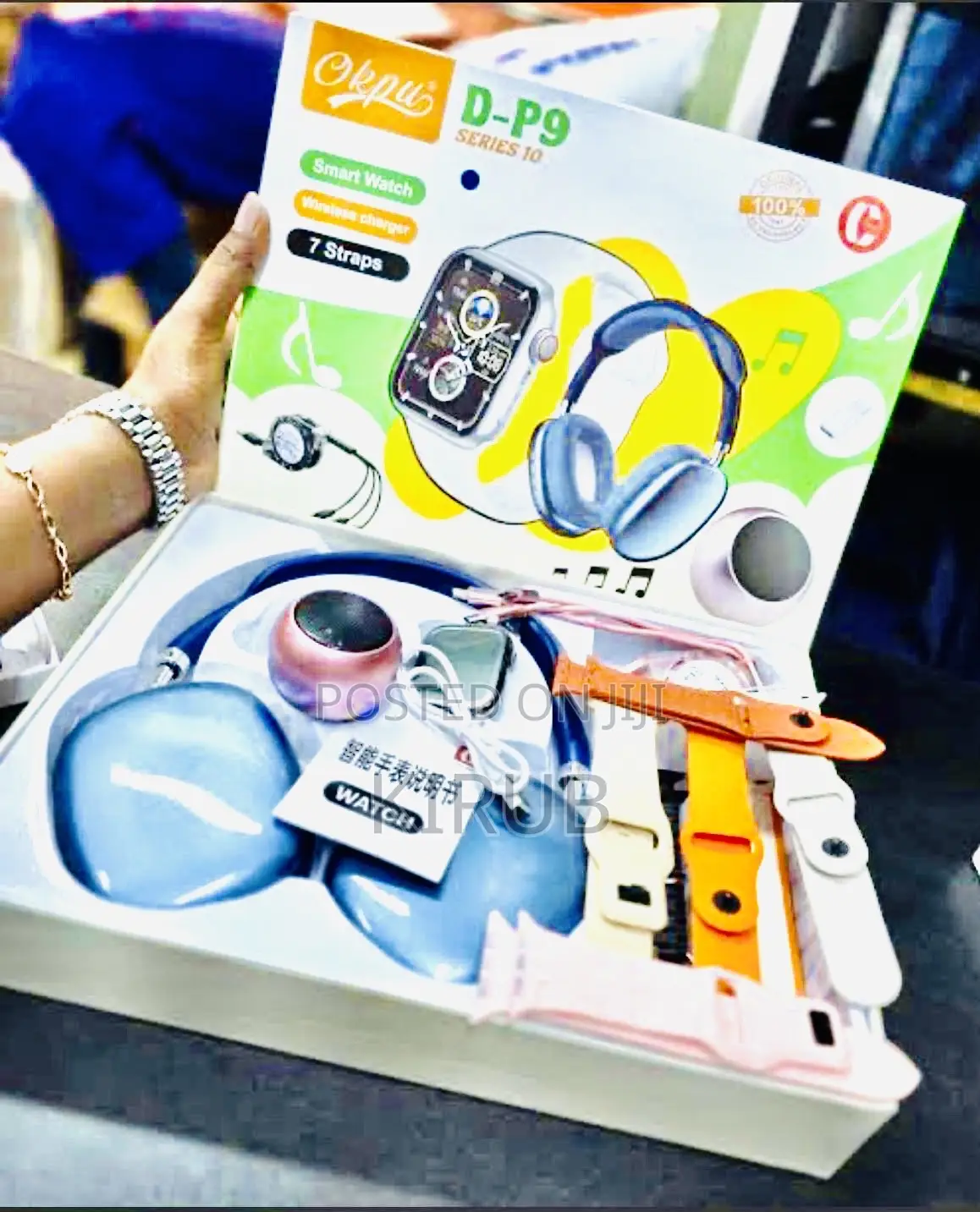 D-P9 Smart Watch 3 in 1 Super Combo