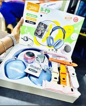 D-P9 Smart Watch 3 in 1 Super Combo